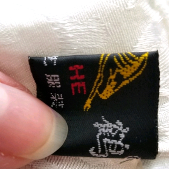 **SOLD White Jin He Chinese Dress, Size S - Picture 6 of 9